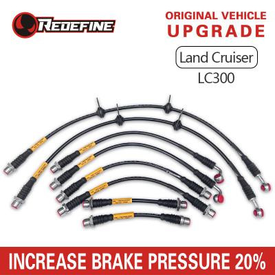 Land Cruiser LC300 High Performance Stainless Steel Brake Lines