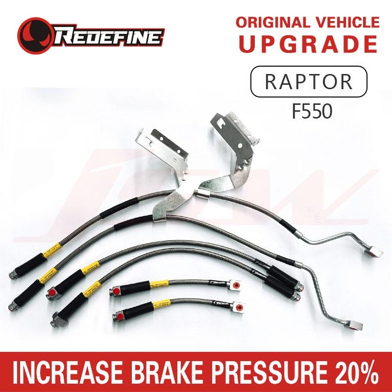 RAPTOR F550 High Performance Stainless Steel Brake Lines