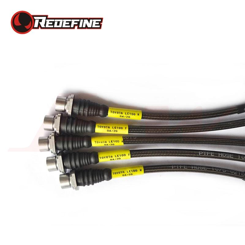 Land Cruiser LC100 High Performance Stainless Steel Brake Lines