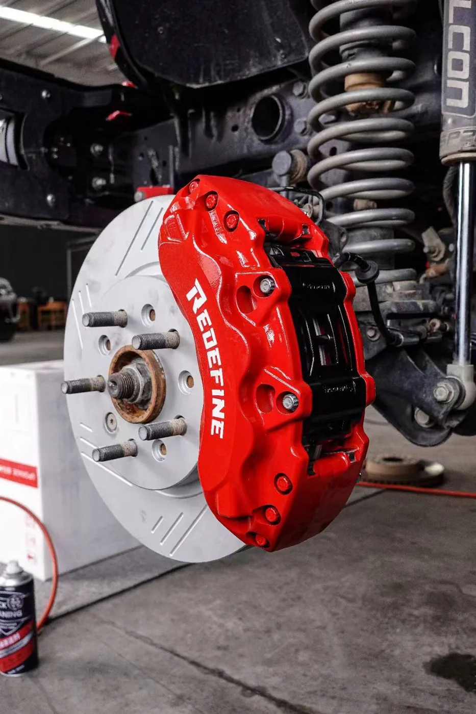 Jeep Wrangler RF610 brake upgrade