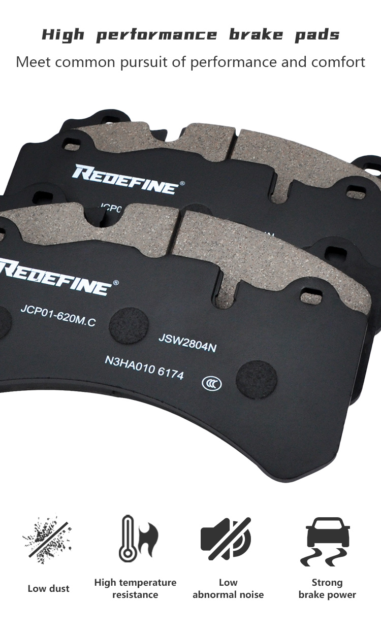 High performance brake pads