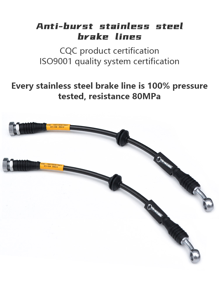 Stainless steel brake lines
